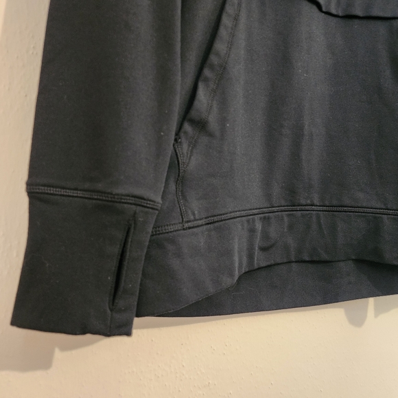 Black and Gold PINK Cowl Neck Sweatshirt - Picture 6 of 6